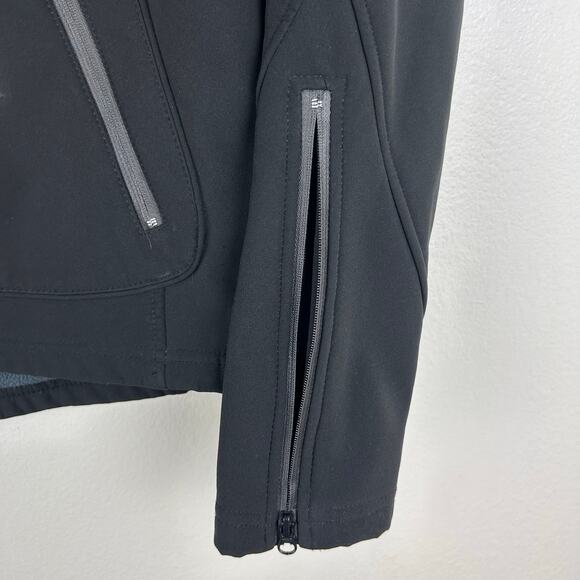 Horseware Ireland Soft Shell Black Jacket Size XS Riding Equestrian Flaw - Picture 4 of 9